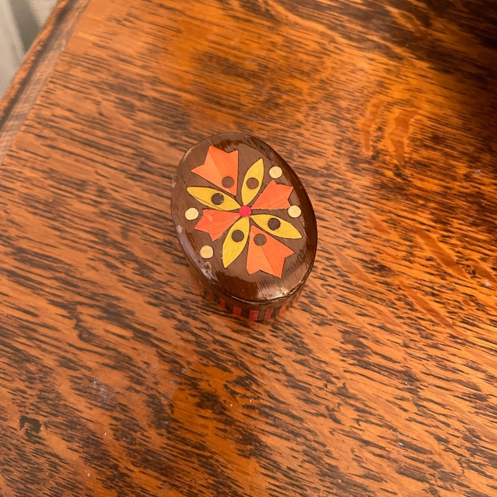 Vintage pill box